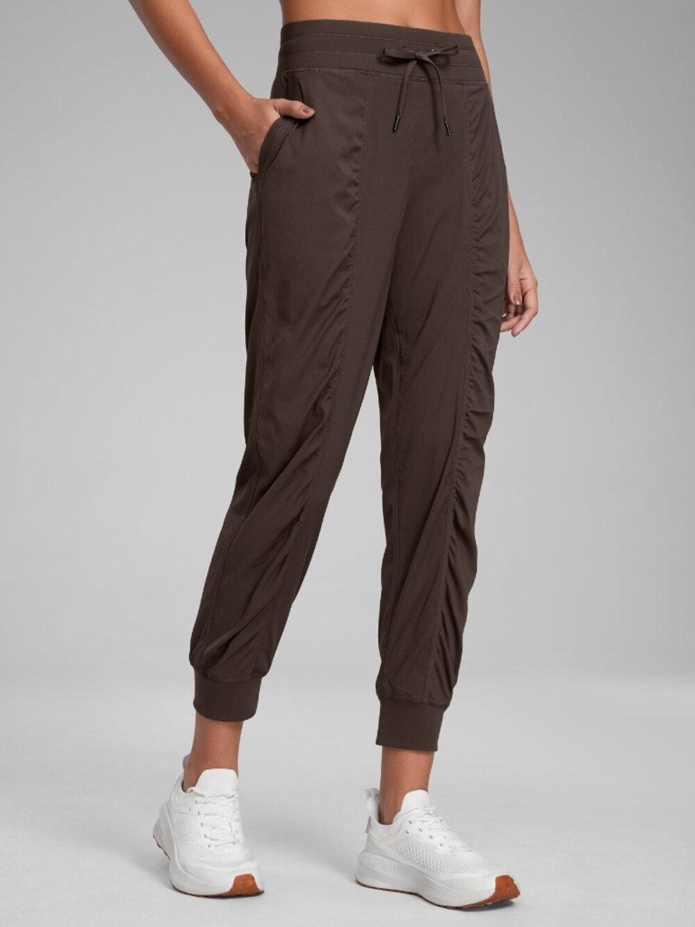 Striped Ruched Pocket Jogger 26''